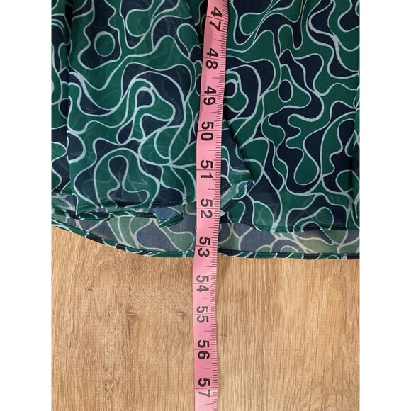 La Ligne Green and Blue Maxi Dress - Picture 10 of 10